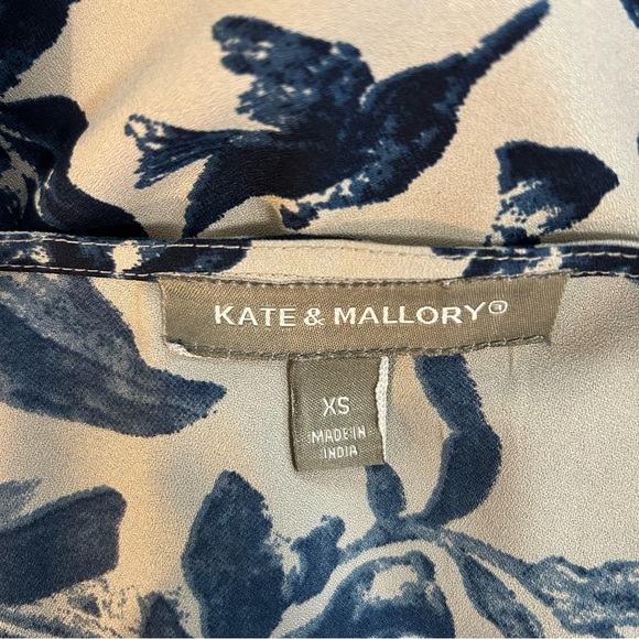 Kate & Mallory Abstract Floral Maxi Dress sz XS Bohemian ResortWear Fairy - Picture 7 of 11